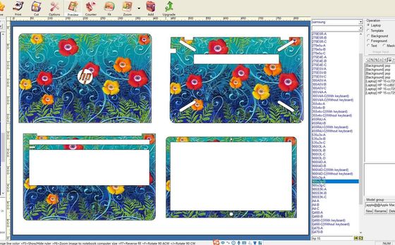 パーソナル・ダイ・アンド・プロフェッショナル向けに設計された ラップトップ・スキン・メイキング・マシン