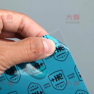 6H 9Hの携帯電話の背部Nanoの緩和されたガラス スクリーンの保護装置の原料
