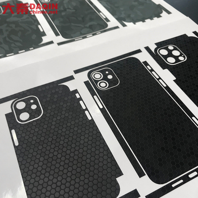 3D商用電話バックステッカーモバイルスキンカッターとプリンターオンライン