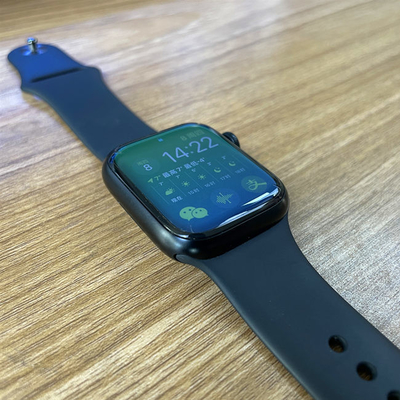 注文の背部はAppleの腕時計超38mmのヒドロゲルのフィルムのためのスクリーンの保護装置のカッターの皮を剥ぐ
