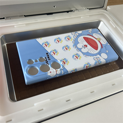 携帯用品店を改造 携帯電話用ケース用 3Dサブライメーションプリンタ