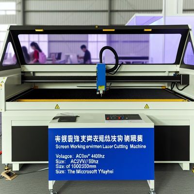 屋内作業環境スクリーンプロテクターレーザーカッティングマシン AC220V/50Hz 電圧 1000*800*800mm サイズ