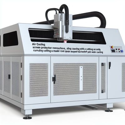 空気冷却スクリーンプロテクター 高切断精度と冷却モデルのレーザー切断機 循環水冷却