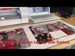 3D Daqinの機械を作る注文のステッカーのラップトップの皮